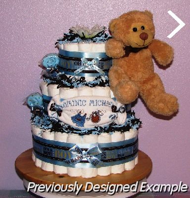 Baby-Boy-Diaper-Cake (3).JPG - It's a Boy Diaper Cake